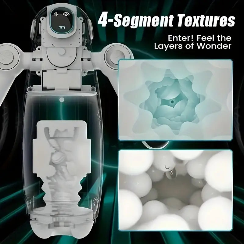 Telescopic Visiable Squeezing 3D Robot Masturbation Auto Masturbator Telescopic Visiable Squeezing 3D Robot Masturbation Auto Masturbator