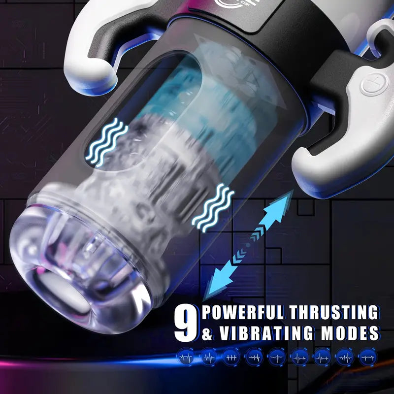 Vibration Automatic Male Masturbator Hands Free Training Device Vibration Automatic Male Masturbator Hands Free Training Device