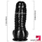 11.8in Fantasy Spiked Big Thick Black Dildo For Female Sex Toy