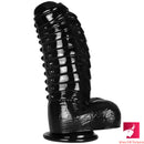 11.8in Fantasy Spiked Big Thick Black Dildo For Female Sex Toy