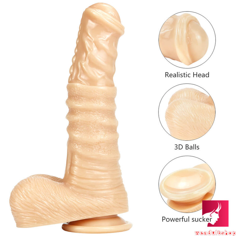 9.84in Realistic Big Thick Animal Horse Dildo With Suction Cup