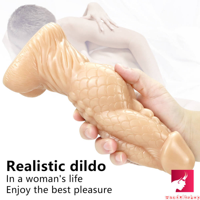 8.66in Fantasy Big Thick Snake Dildo For G Spot Massage