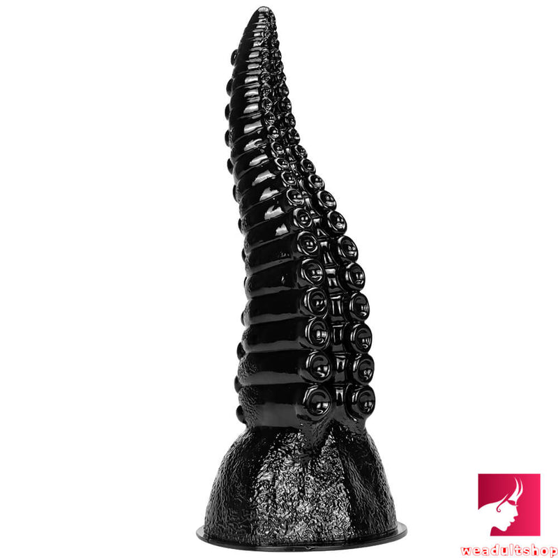 14in Fantasy Thick Big Black Octopus Tentacle Hentai Dildo