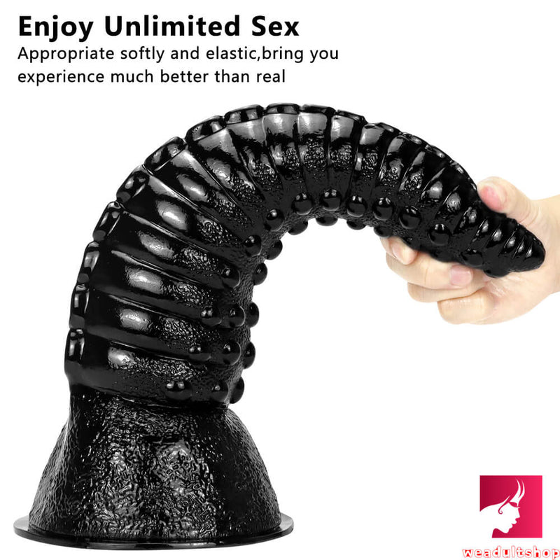 14in Fantasy Thick Big Black Octopus Tentacle Hentai Dildo