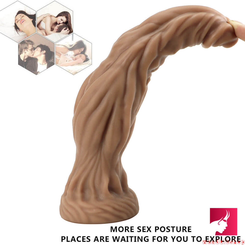 11in Realistic Big Soft Silicone Dual Layer Suction Cup Sex Dildo