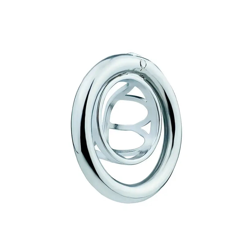 Metal Hollow Opening Male Device Screw Adjustable Wear Lock Cock Cage