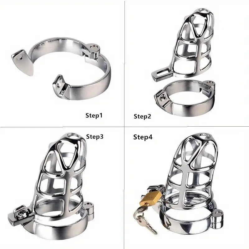 Chastity Metal Trouser Chastity Cage Device Alternative Sex Toy Tool Passion