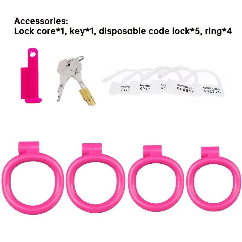 Cock Lock Resin Male Restraint Cock Ring Smooth Burr Free Chastity Cage