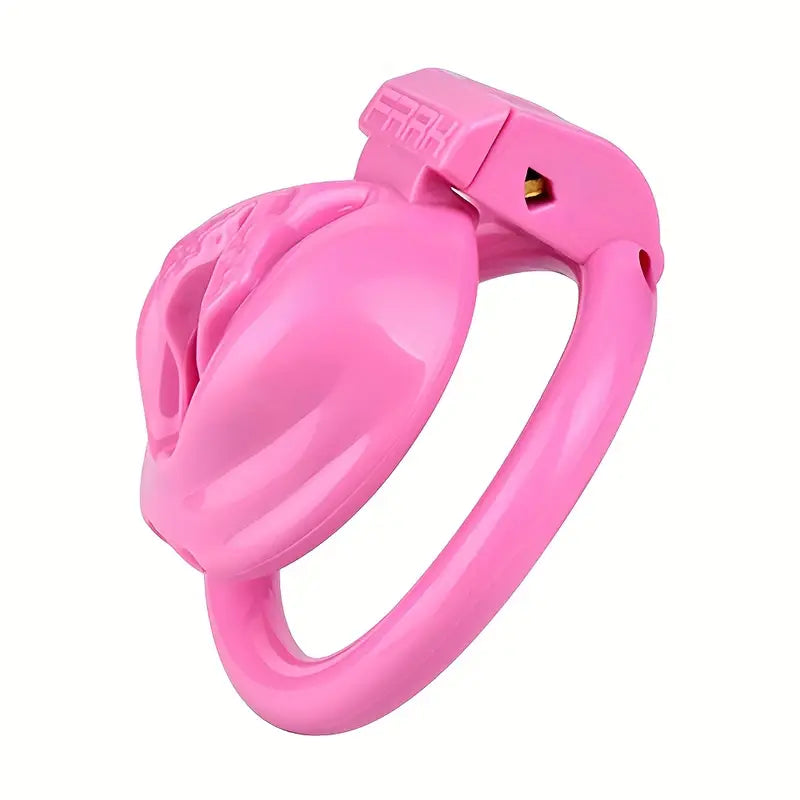 Plastic Male Female Genital Chastity Cage Device Set With 4 Size Clips