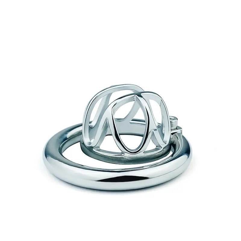 Metal Hollow Opening Male Device Screw Adjustable Wear Lock Cock Cage