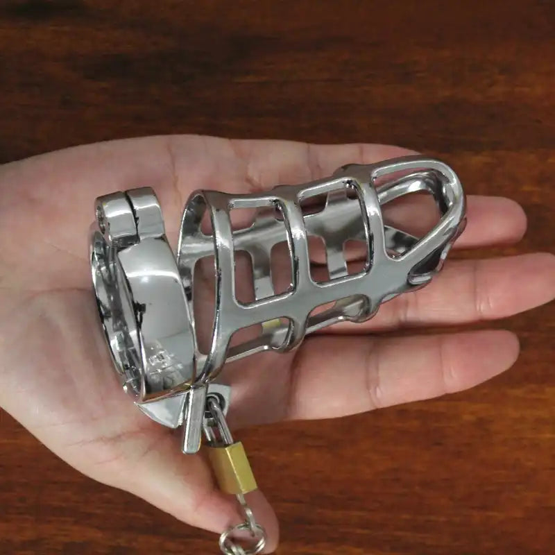 Chastity Metal Trouser Chastity Cage Device Alternative Sex Toy Tool Passion