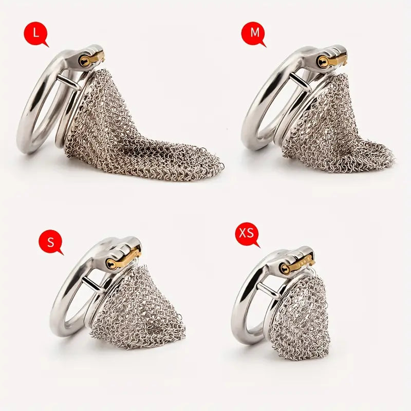 Mesh Chastity Lock For Men Hollow Chastity Cage Celibacy CB Chastity Device