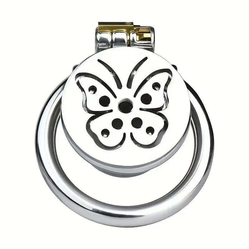 Men Chastity Device Flat Metal Chastity Cage BDSM Bondage BDSM Sex Toy