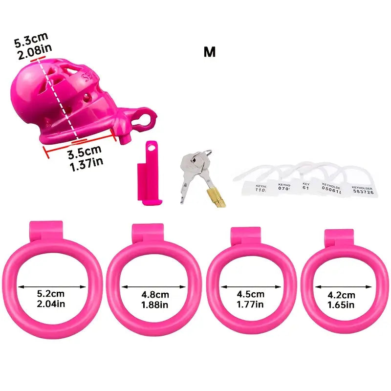 Cock Lock Resin Male Restraint Cock Ring Smooth Burr Free Chastity Cage