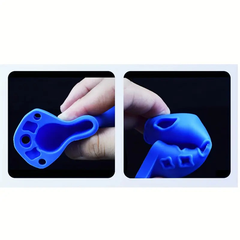 Lightweight Soft Silicone Chastity Cage For Men DIY Assembly With 5 Penile Rings