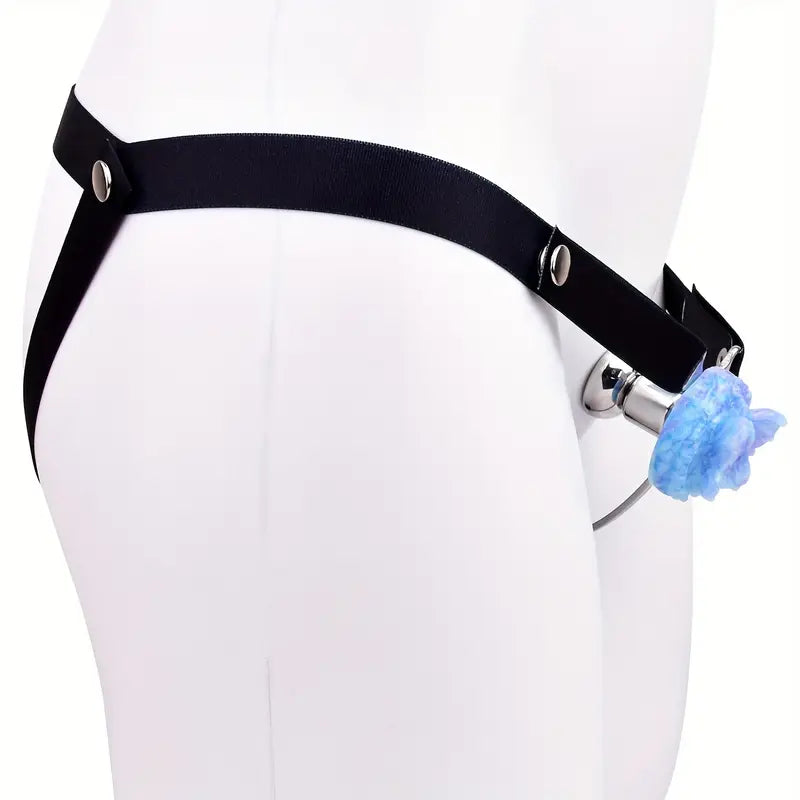 Metal Flat BDSM Butterfly Vaginal Chastity Cage Device Belt For Female Adults