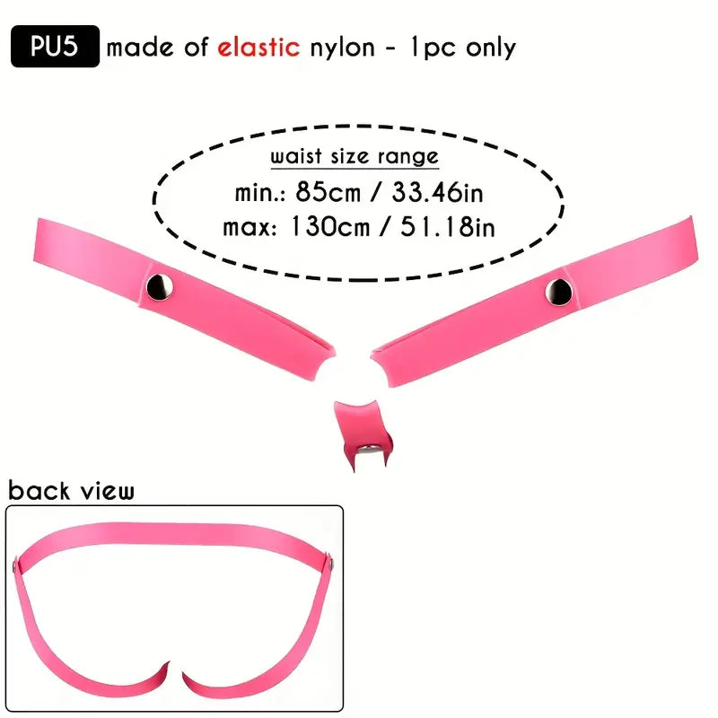 Metal Flat BDSM Butterfly Vaginal Chastity Cage Device Belt For Female Adults