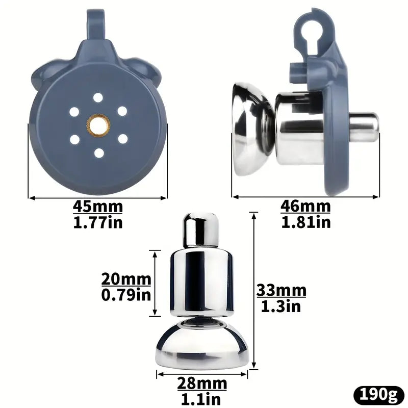 Detachable Metal Catheter Chastity Cage For Men Sex Adjustable Strap