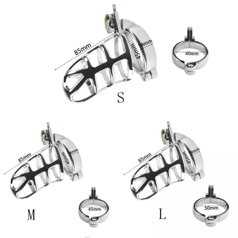 Chastity Metal Trouser Chastity Cage Device Alternative Sex Toy Tool Passion