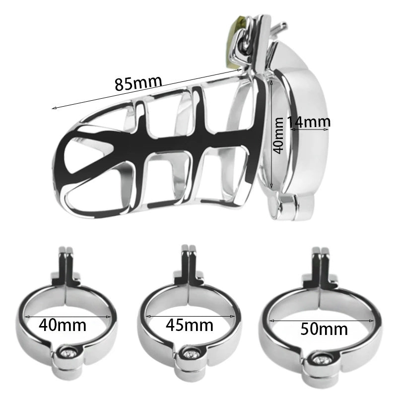 Chastity Metal Trouser Chastity Cage Device Alternative Sex Toy Tool Passion