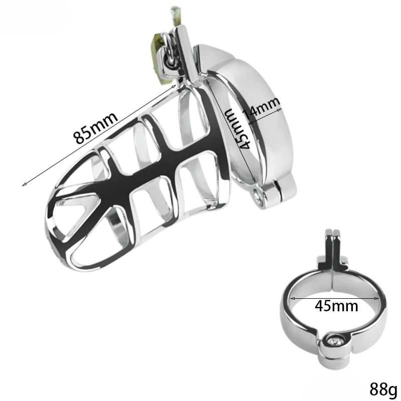 Chastity Metal Trouser Chastity Cage Device Alternative Sex Toy Tool Passion