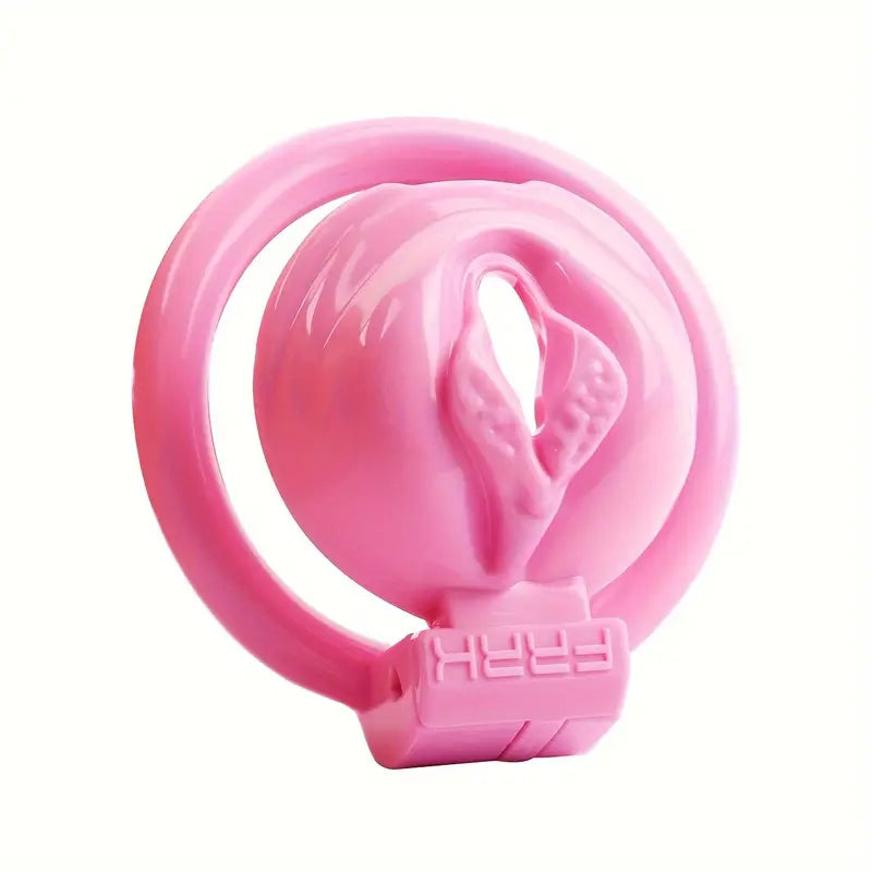 Plastic Pink Black Male Penis Cage With Adjustable Sizes Elastic Nylon Chastity