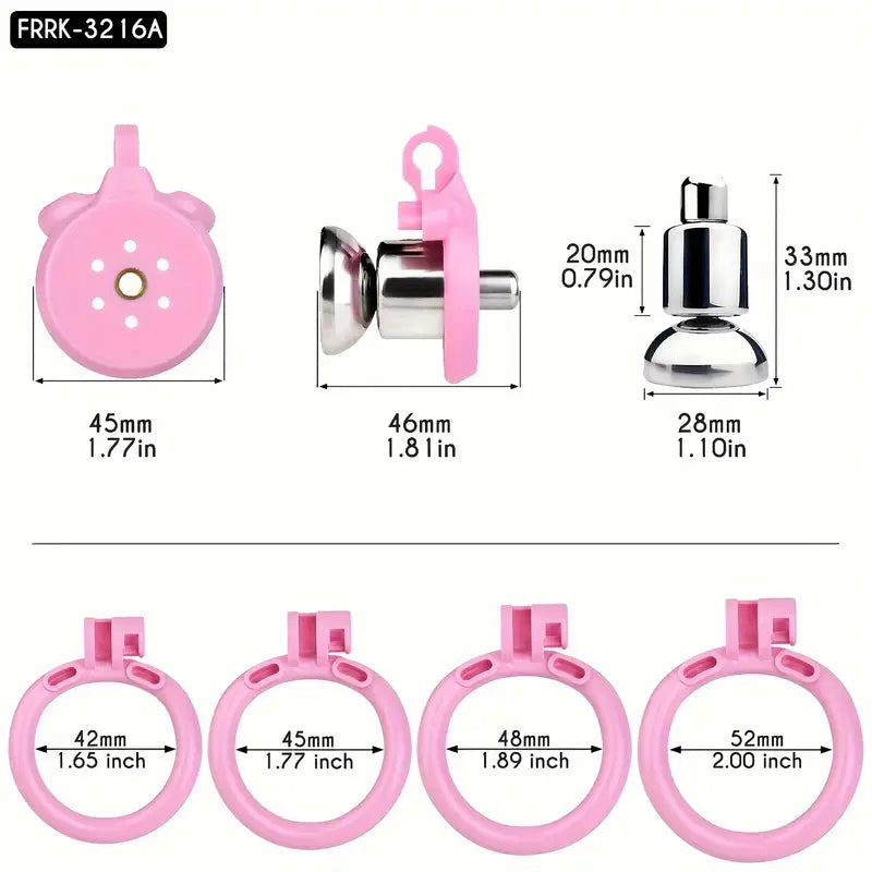 Detachable Metal Catheter Chastity Cage For Men Sex Adjustable Strap