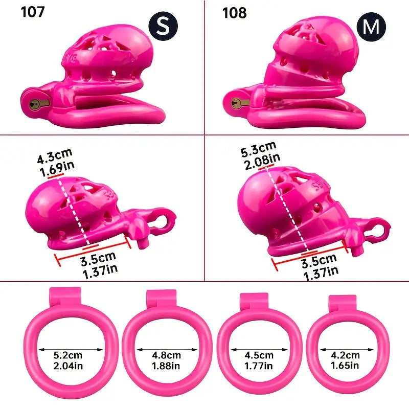 Cock Lock Resin Male Restraint Cock Ring Smooth Burr Free Chastity Cage
