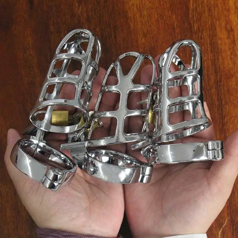 Chastity Metal Trouser Chastity Cage Device Alternative Sex Toy Tool Passion