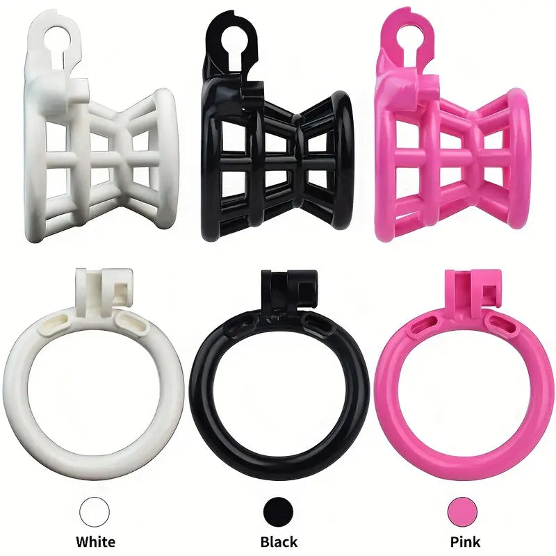 Plastic Trumpet-shaped Male Chastity Cage Adult Sex Toy For Men Sex