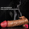 7.28in Lifelike Hollow Cock Extension Sleeve Extender For Men