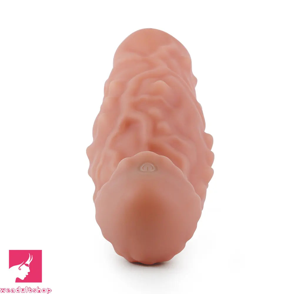 6.7in 7.84in Auto Vibrating Dildo Sleeve Resistant Pulling Reusable Dildo Cover