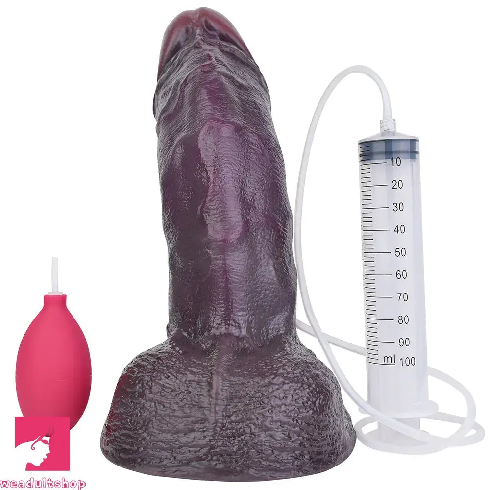 12.36in Dual Density Ejaculating Big Real Dildo For Vaginal Intimate Moments