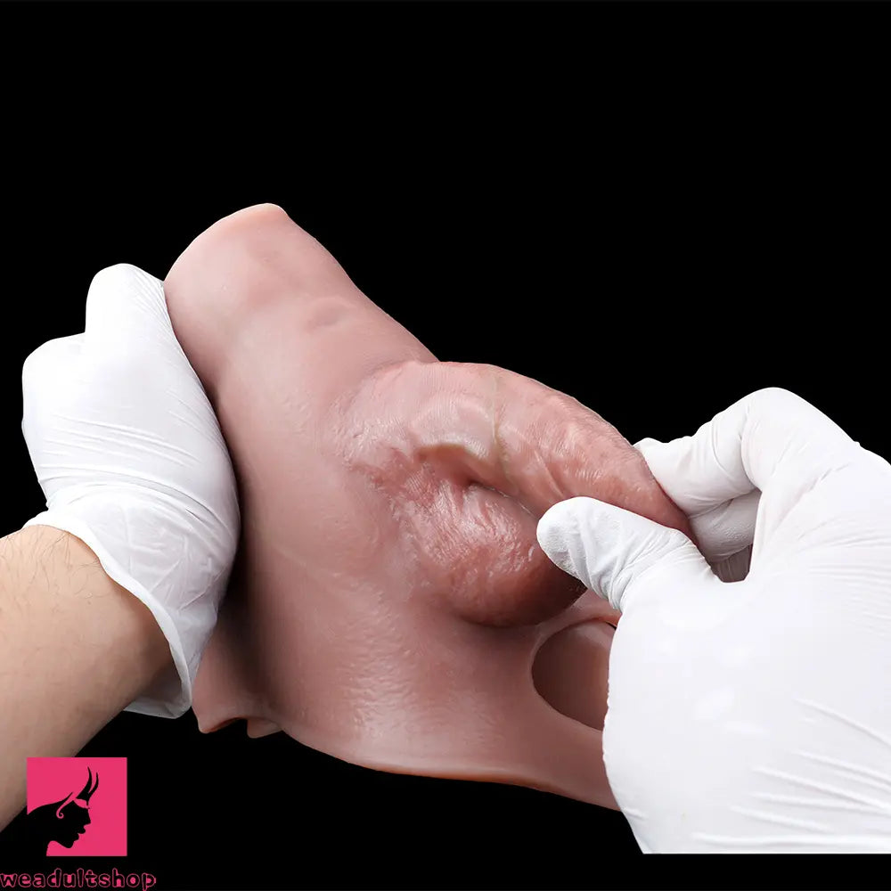 4.53in Realistic Small Solid Dildo Panty Vaginal Opening Bilateral Wellness Toy