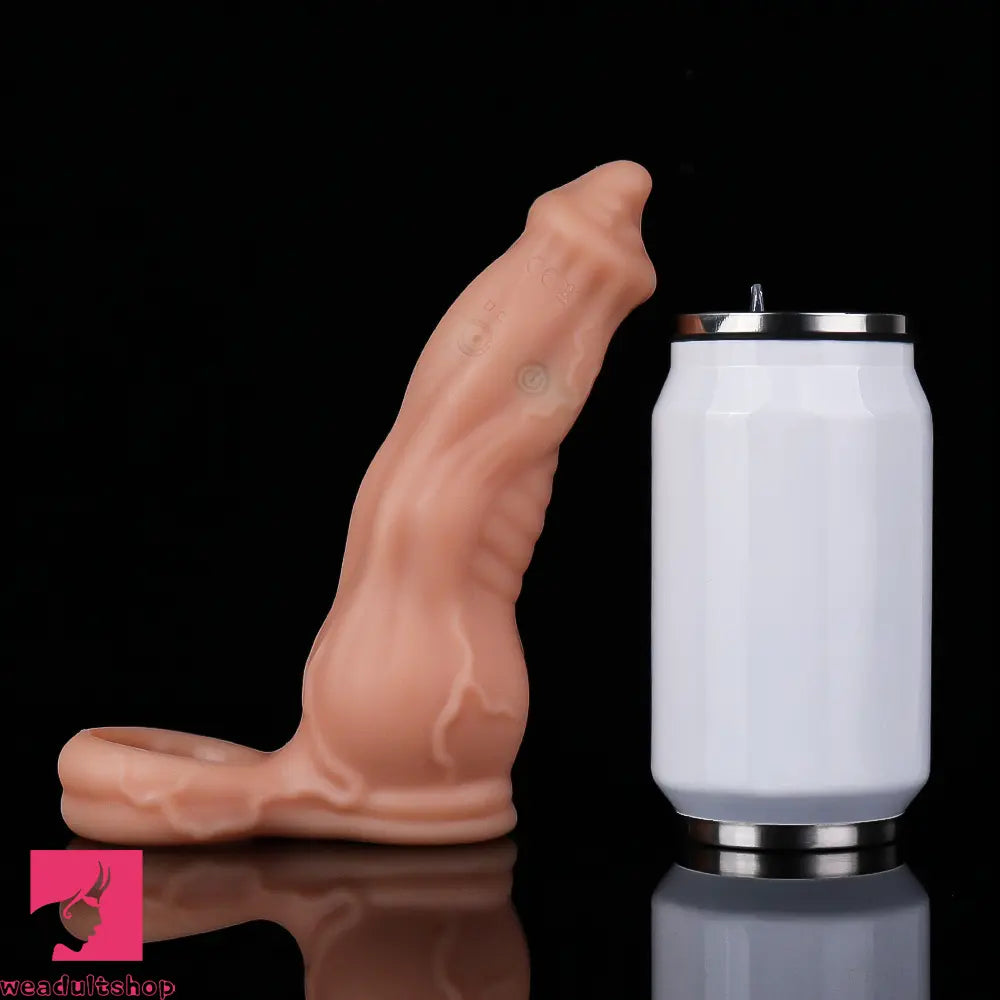 6.89in 7.88in Vibrating Cock Sleeve Dildo Stretchy Penis Ring Male Sleeve Toy