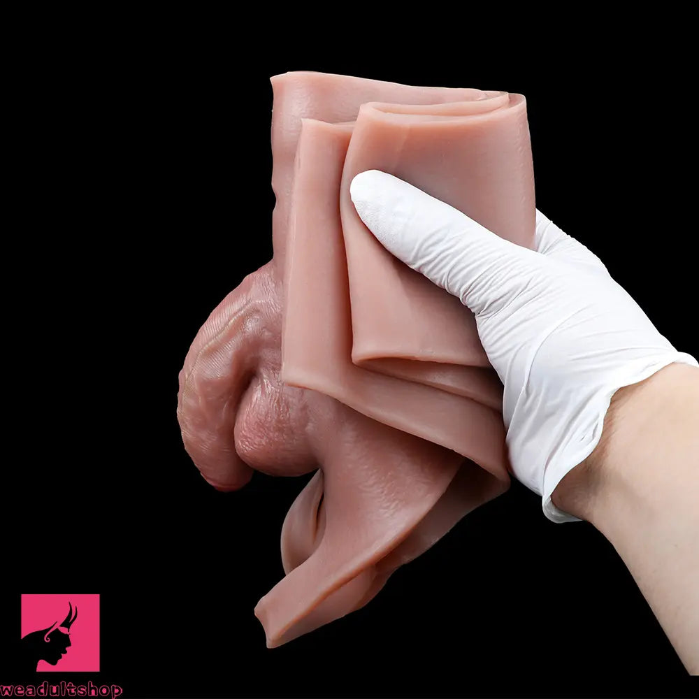 4.53in Realistic Small Solid Dildo Panty Vaginal Opening Bilateral Wellness Toy