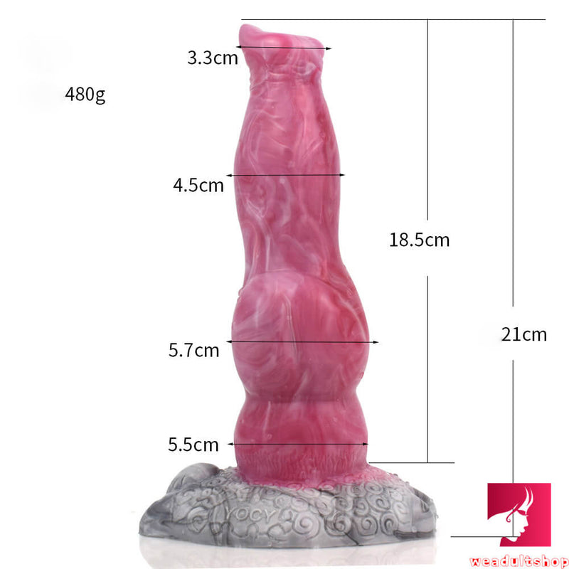 8.26in New Style Animal Dog Dildo Alien Lifelike Dildo Sex Toy