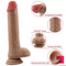 8.66in Good Looking Flexible Silicone Double Density Dildo For Adults