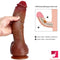 10.23in Big Real Dual Density Silicone Floppy Dildo For Women