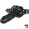 7.68in Real Penis Mouth Gag Face Dildo With Leather Strap