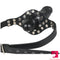 7.68in Real Penis Mouth Gag Face Dildo With Leather Strap