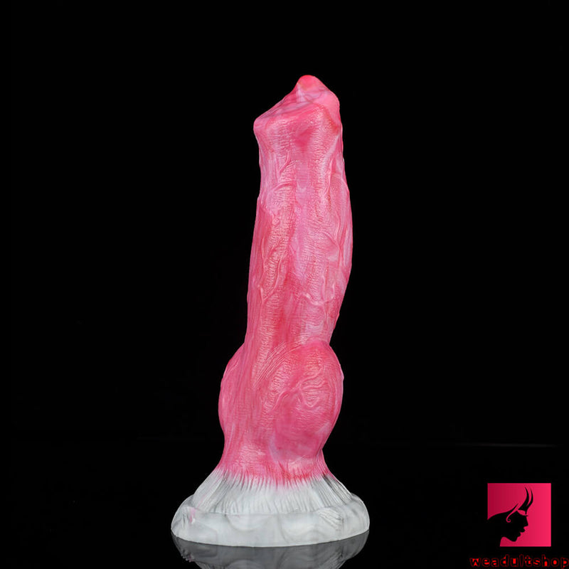 7.67in Premium Animal Dog Silicone Dildo Odd Chihuahua Penis