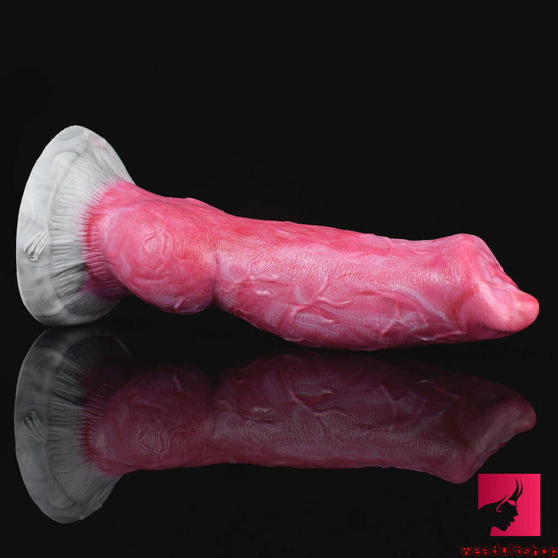 7.67in Premium Animal Dog Silicone Dildo Odd Chihuahua Penis
