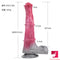 7.67in Premium Animal Horse Cock Silicone Dildo Fantasy Dildo