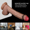 9.05in Dual Density Silicone Soft Real Feeling Uncut Dildo For Women
