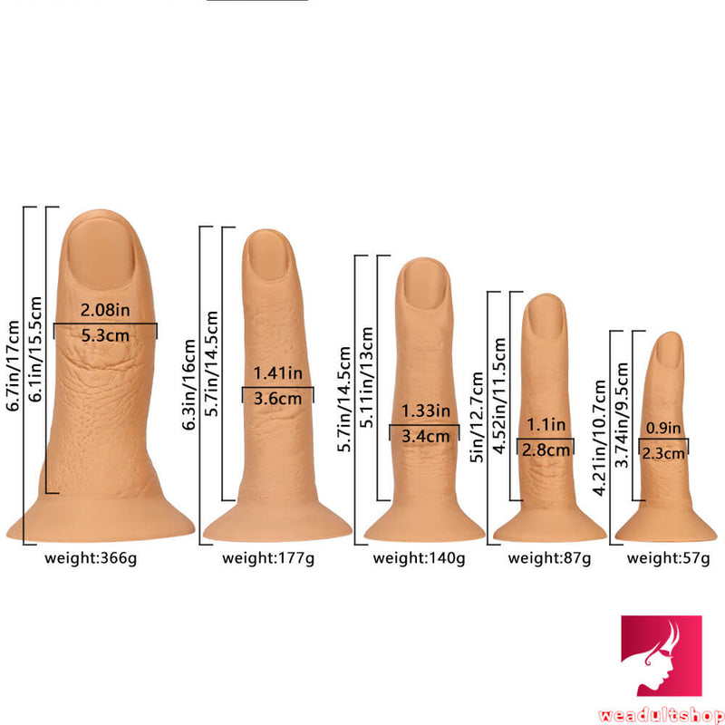 Multiple Lengths Small Finger Silicone Soft Dildo Love Sex Toy