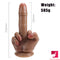 9.05in Realistic Big Finger Dildo Sex Toy For Anal Expansion