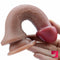 7.08in Soft Silicone Double Layer Dildo Adult Toy For Female Male