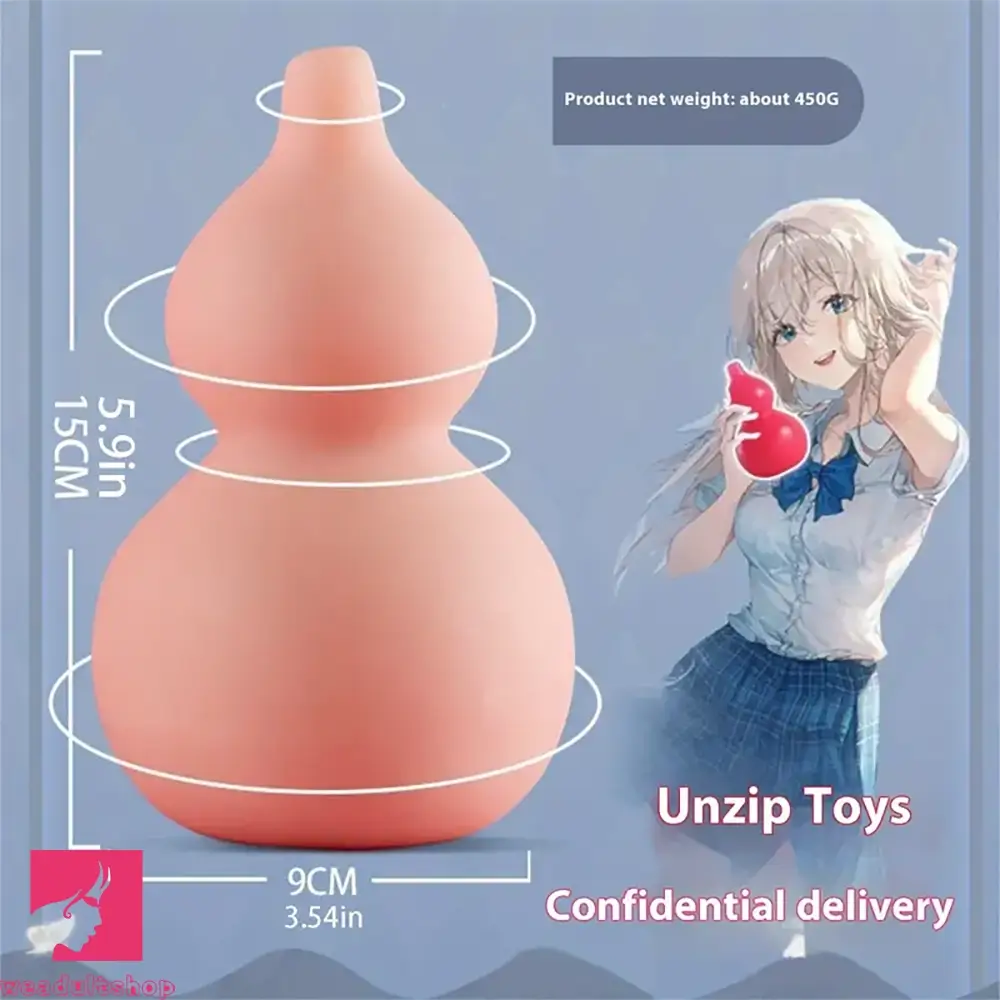 Handle Gourd Shaped Soft Male Milk Machine Pocket Pussy Sex Toy Handle Gourd Shaped Soft Male Milk Machine Pocket Pussy Sex Toy