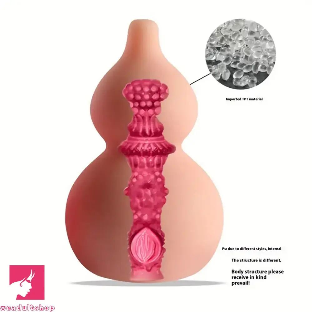 Handle Gourd Shaped Soft Male Milk Machine Pocket Pussy Sex Toy Handle Gourd Shaped Soft Male Milk Machine Pocket Pussy Sex Toy